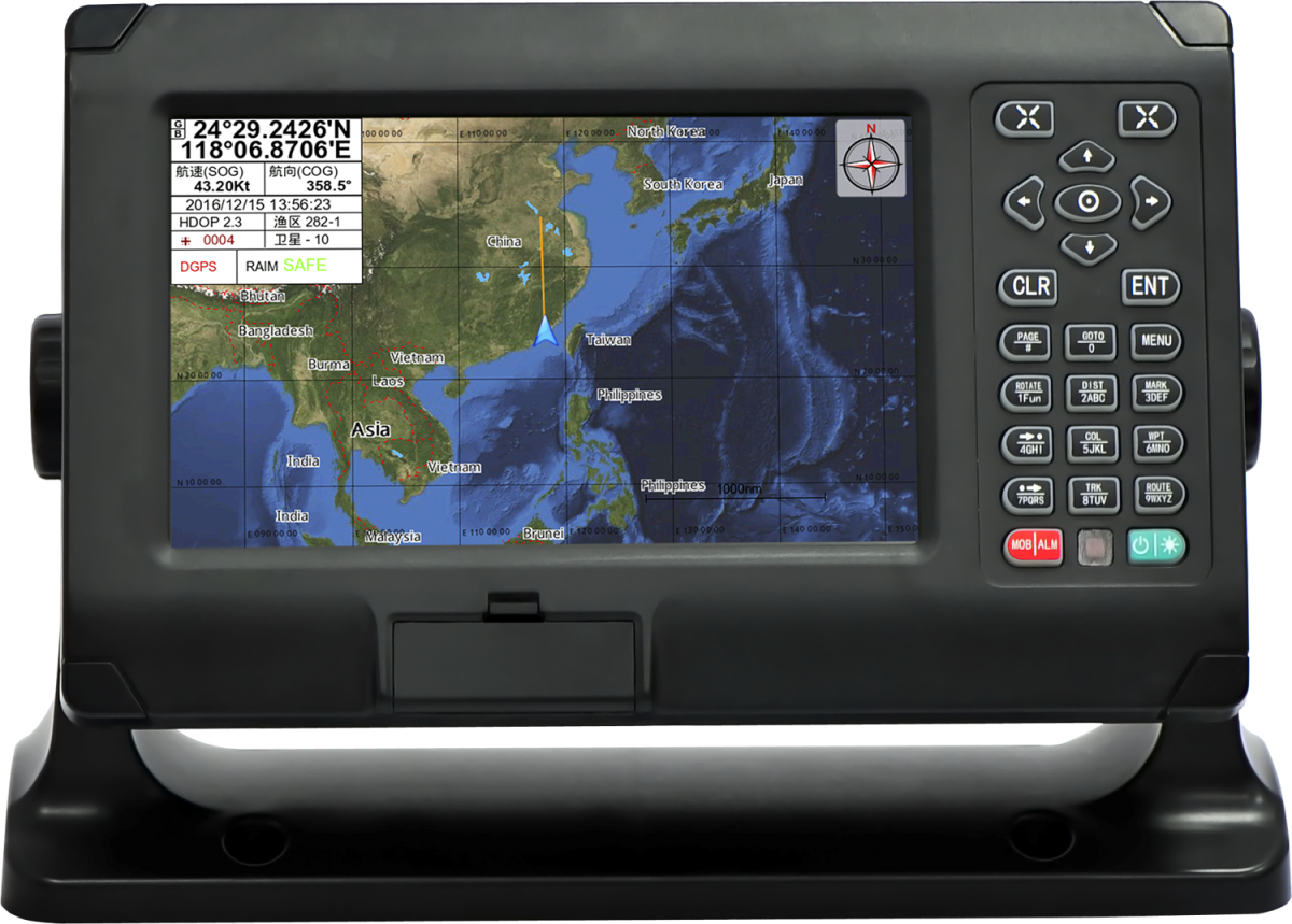 New 8 Inch Marine GPS Navigation TFT LCD Screen Navigator XF-808 With Boat  GPS Navigator + Chart For Boats - AliExpress