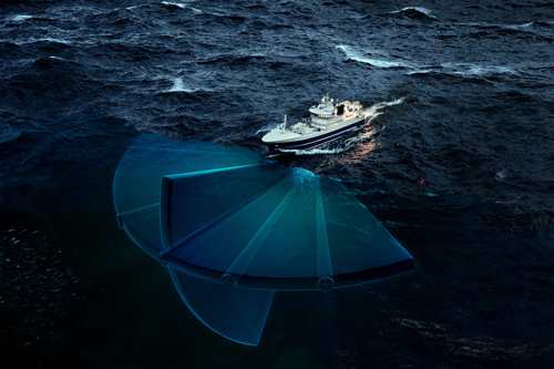 Simrad SN90 Trawl Illustration